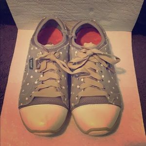 Dr. Scholl’s polka dot sneakers